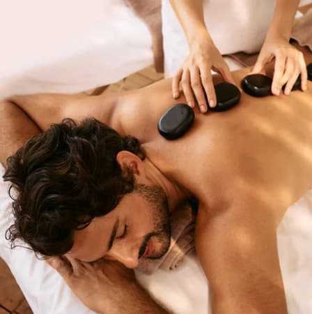 Hot stone massage